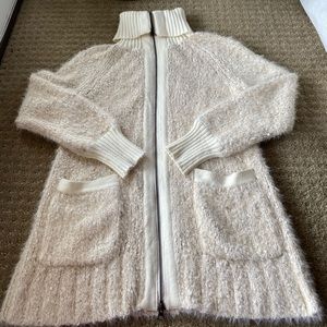 Anthropologie fuzzy cardigan